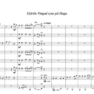 Fjäriln Vingad syns på Haga - Carl-Michael Bellman