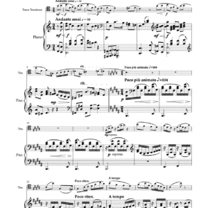 Ballet of Romeo and Juliet (Short Suite) for Tenor Trombone and Piano - Sergei Prokofiev