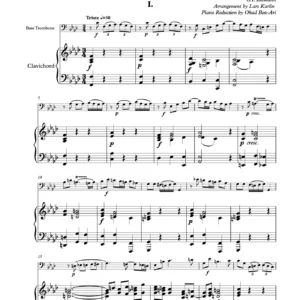 Sonata for Bass Trombone (or Tuba) & Piano - Georg Philipp Telemann