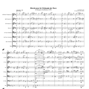 Marche pour le ceremony des Turcs - Jean-Baptiste Lully